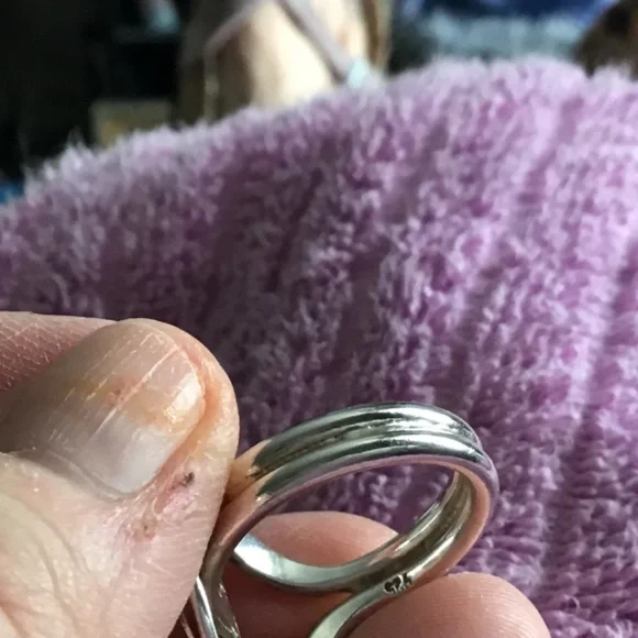 🥳🎉2/25$🤩. Silver ring - Picture 3 of 4